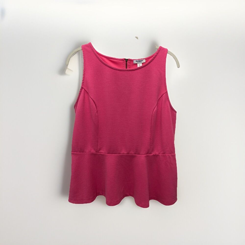 Old Navy Sleeveless Barbie Pink  Summer Top Large